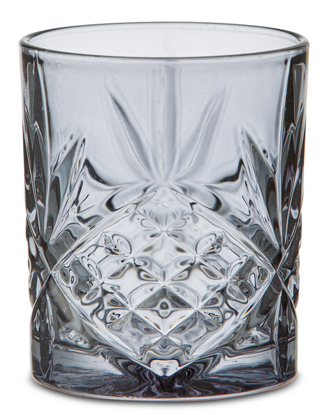 Dublin - Glas, H 10 Ø 8 cm, 25 cl - Grå