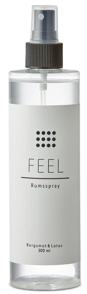 Sensi - Rumspray, Feel, doft Bergamot & Lotus, 300 ml - Vit