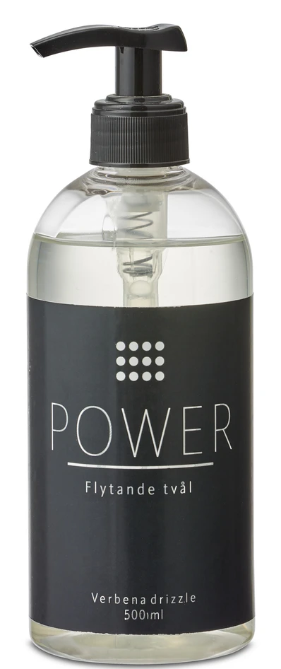 Sensi - Handtvål, Power, doft Verbena Drizzle, 500 ml - Svart