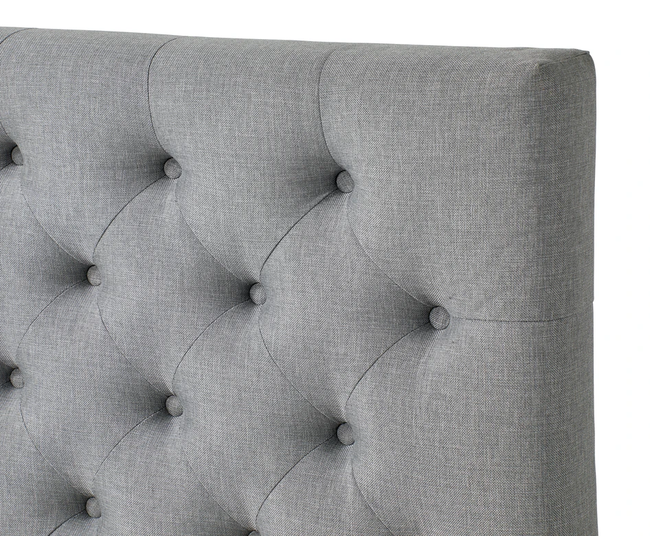 Miami Night - Sänggavel,180 cm - Grå