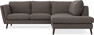Madison - 2-sits soffa med divan höger - Grå