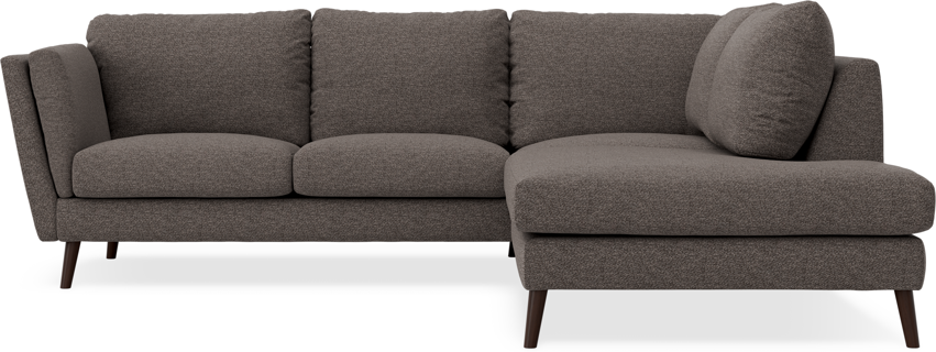 Madison - 2-sits soffa med divan höger - Grå