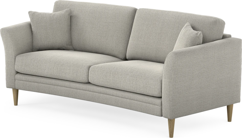 Eden - 2,5-sits soffa svängd - Grå