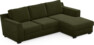 Friday - 3-sits soffa med schäslong höger - Grön