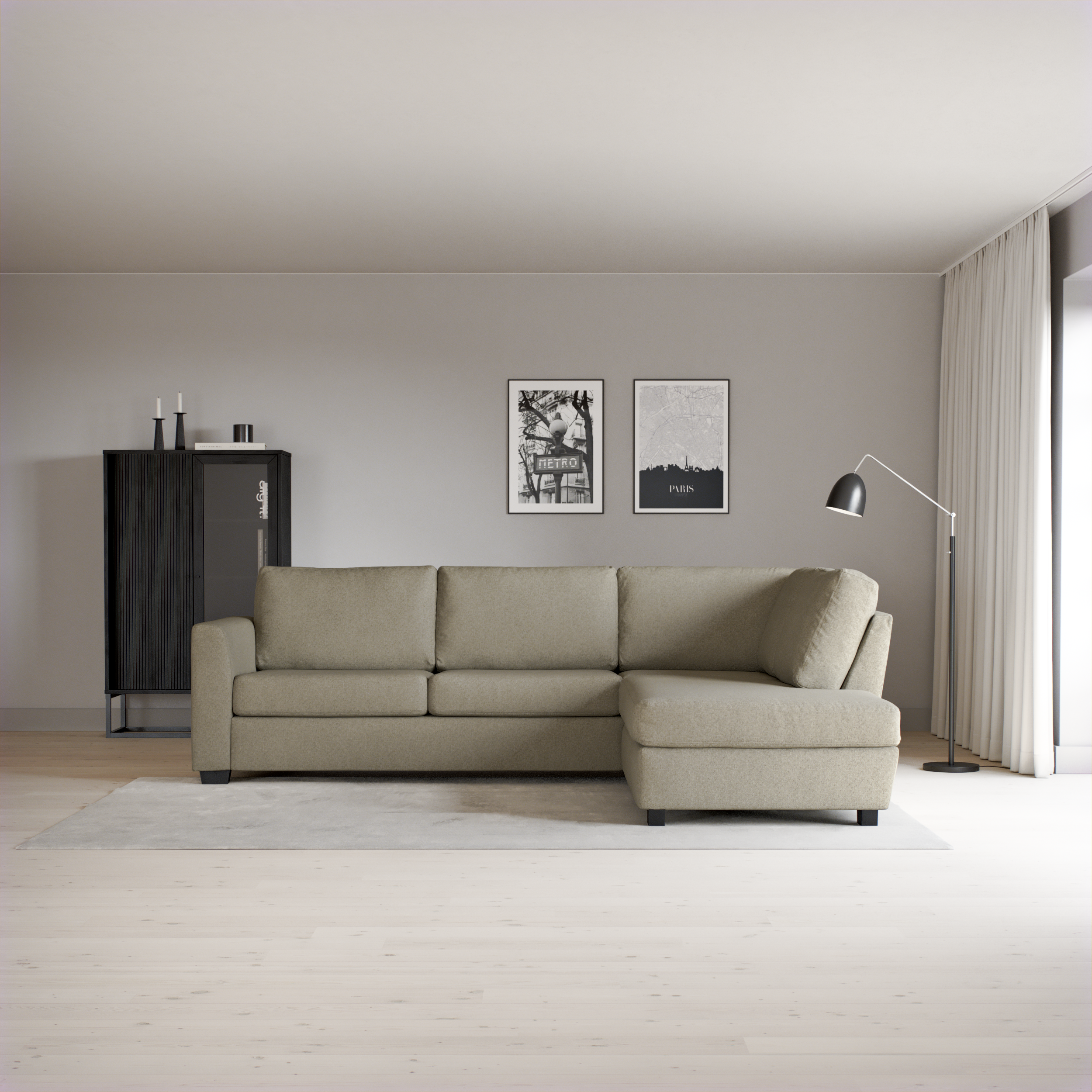 Friday - 2,5-sits soffa med divan höger - inspiration
