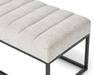 Ferrat - Bänk, B 121 cm - Beige