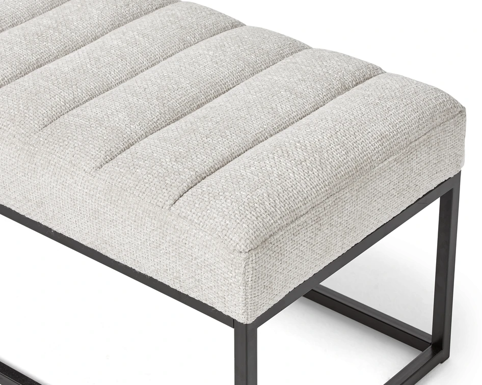 Ferrat - Bänk, B 121 cm - Beige