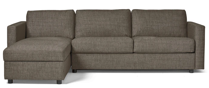 Lindö, Bäddsoffa 2,5-sits med schäslong, vändbar