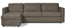 Lindö Pocket - Bäddsoffa 2,5-sits med schäslong, vändbar - Beige