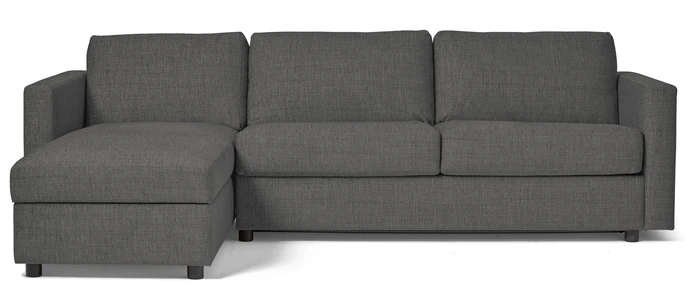 Lindö, Bäddsoffa 2,5-sits med schäslong, vändbar