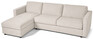 Lindö - Bäddsoffa 2,5-sits med schäslong, vändbar - Vit