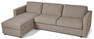 Lindö Pocket - Bäddsoffa 2,5-sits soffa med schäslong, vändbar - Beige