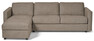 Lindö - Bäddsoffa 2,5-sits med schäslong, vändbar - Beige