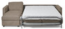 Lindö - Bäddsoffa 2,5-sits med schäslong, vändbar - Beige