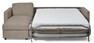 Lindö Pocket - Bäddsoffa 2,5-sits soffa med schäslong, vändbar - Beige