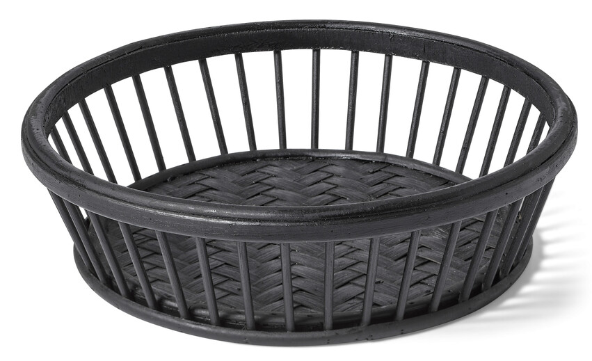 Vete - Brödkorg, Ø 25 cm - Svart