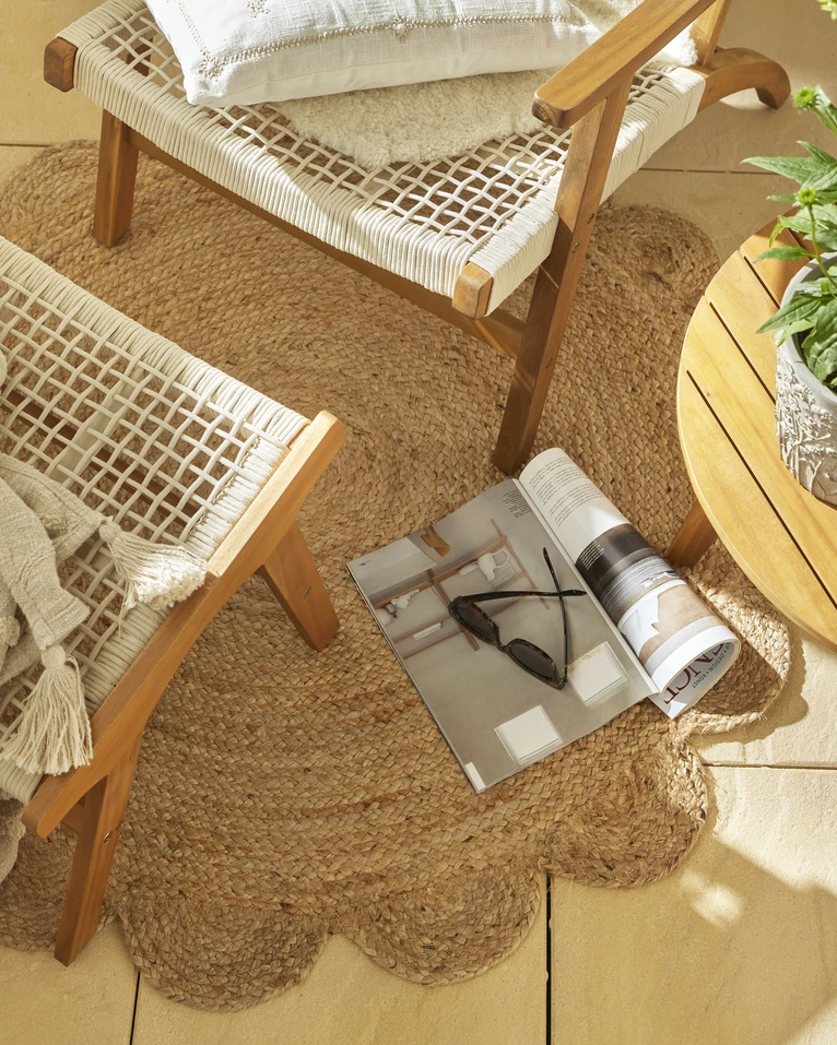 Gullan, Jutematta, Ø120 cm