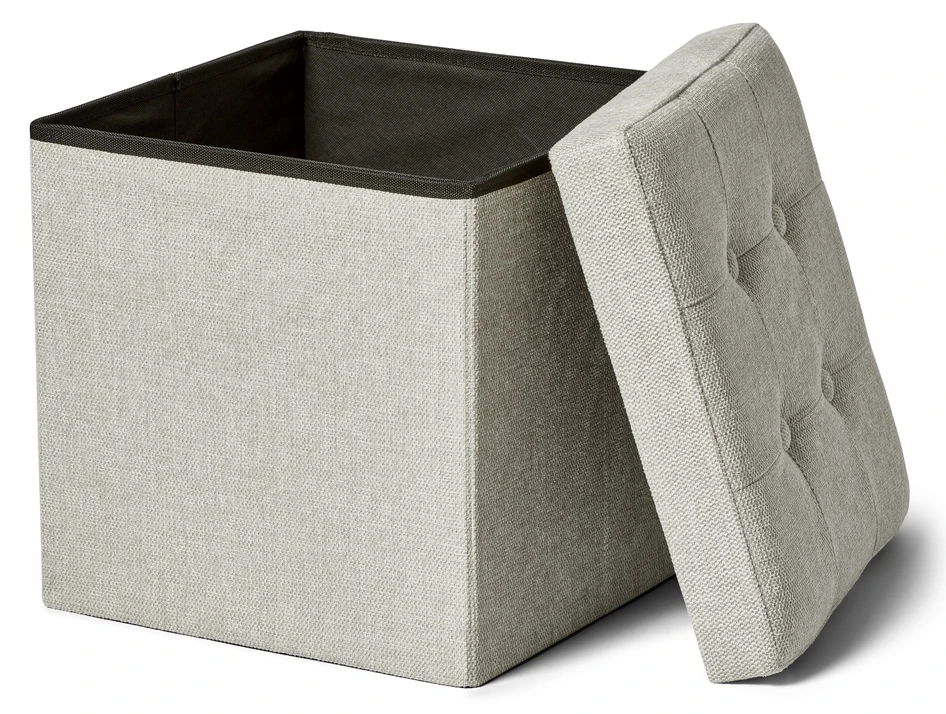 Marja - Puff, B 38 cm - Beige