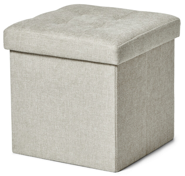 Marja - Puff, B 38 cm - Beige