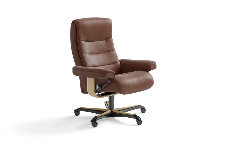 Stressless Nordic Office - Fåtölj, medium - Brun