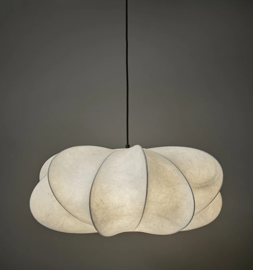 Abra - Taklampa, H30 Ø65 cm - Vit