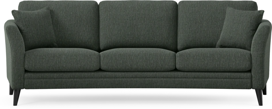 Eden - 3-sits soffa svängd - Grön