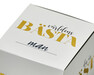 Budskap - Doftljus, H 10 cm, brinntid 35 h - Svart