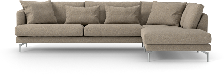 Harper - 3-sits soffa med divan höger - Beige