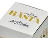 Budskap - Doftljus, H 10 cm, brinntid 35 h - Svart