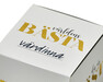 Budskap - Doftljus, H 10 cm, brinntid 35 h - Svart