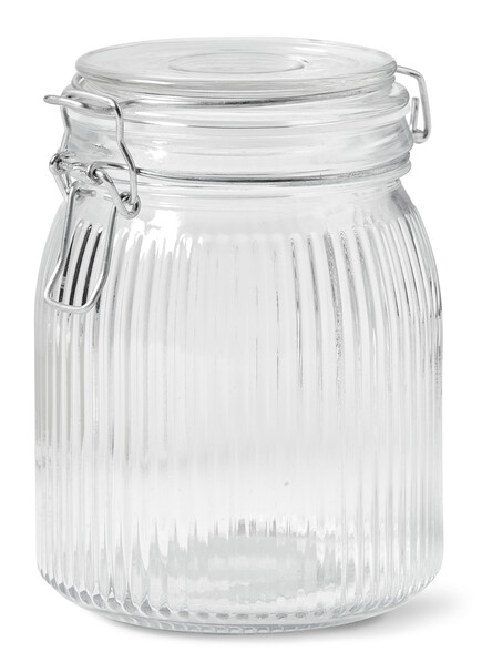 Hampa - Burk, H 15,2 Ø 11,3 cm - Vit