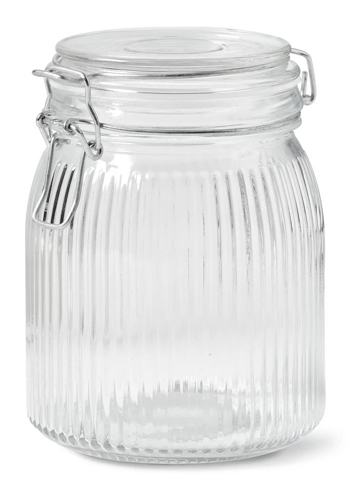 Hampa - Burk, H 15,2 Ø 11,3 cm - Vit