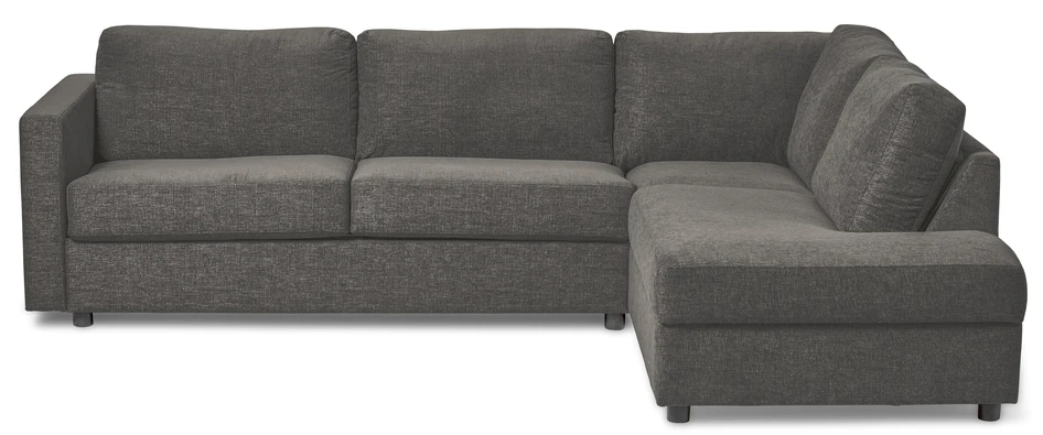 Lindö - Bäddsoffa 2,5-sits med divan höger - Grå
