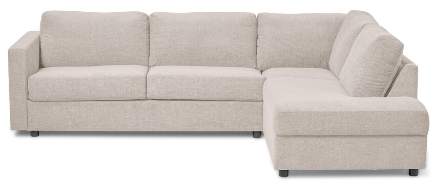Lindö - Bäddsoffa 2,5-sits med divan höger - Vit