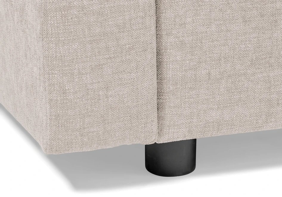 Lindö Pocket - Bäddsoffa 2,5-sits med divan höger - Vit
