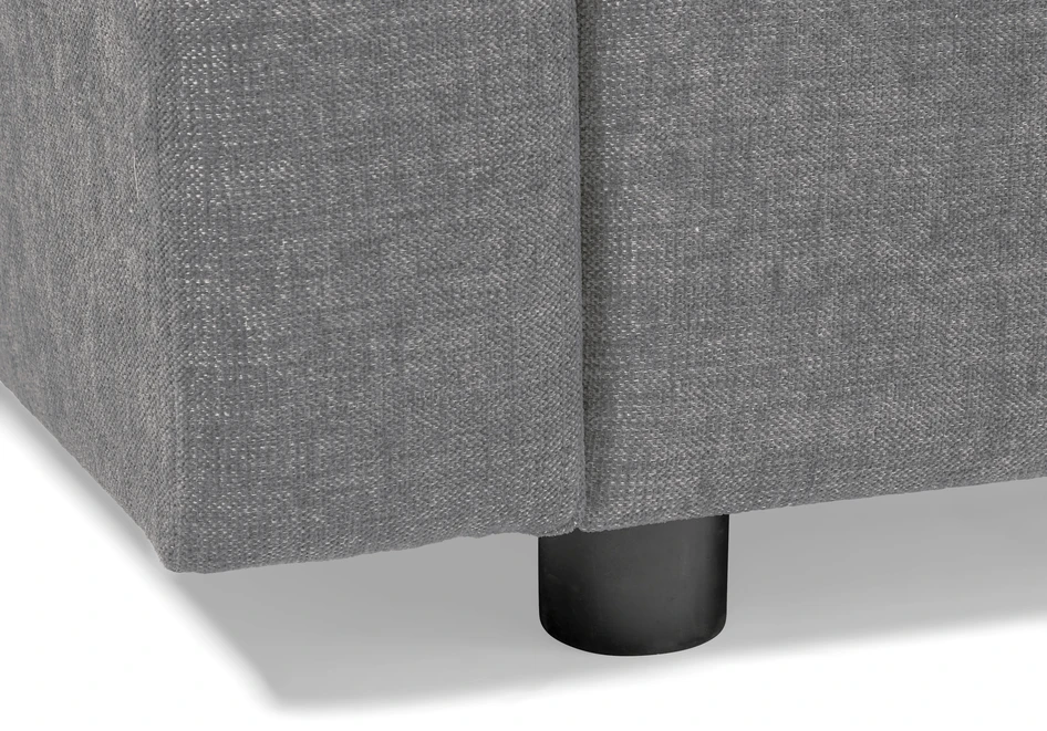 Lindö Pocket - Bäddsoffa 2,5-sits med divan höger - Grå