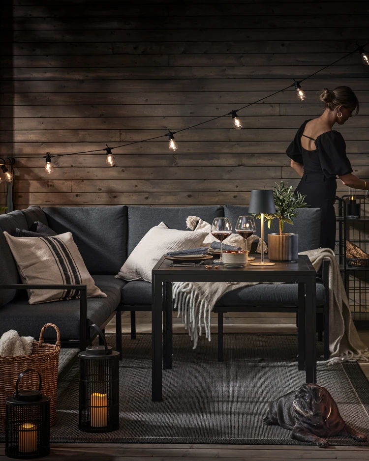 Livorno - Utegrupp med soffa och bord - inspiration
