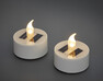 Flamme Light - Solcellsbelysning, H 5,6 Ø 5,5 cm - Vit