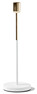 Uno - Ljusstake, H 29 Ø 9 cm - Vit