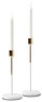 Uno - Ljusstake, H 29 Ø 9 cm - Vit