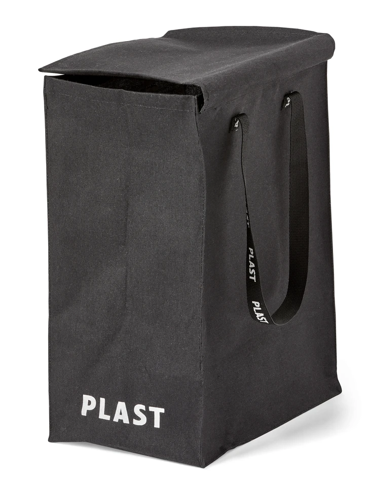 Plast - Sorteringskärl, 22x35x45 cm - Svart