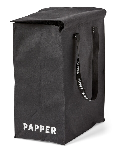 Papper - Sorteringskärl, 22x35x45 cm - Svart