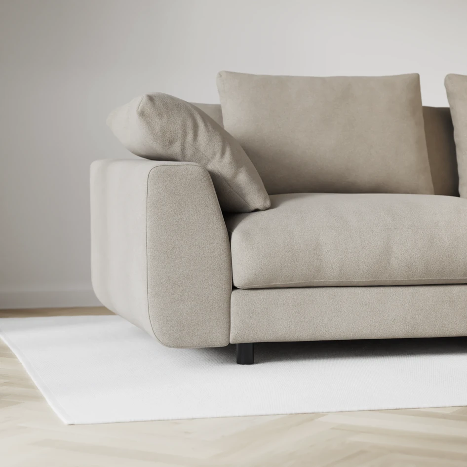 Amie - 3-sits soffa - Beige