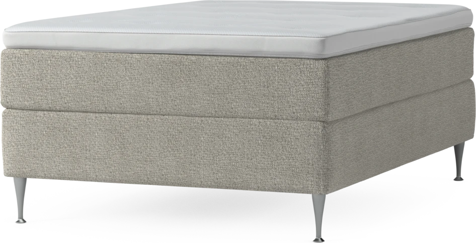 Delux Exclusive - Kontinentalsäng, enkelsäng 140 cm med bäddmadrass och sängben