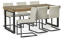 Woodenforge - Matgrupp med 6 stolar Chatham - Brun