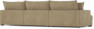 Rossi - 3-sits soffa med divan höger - Beige