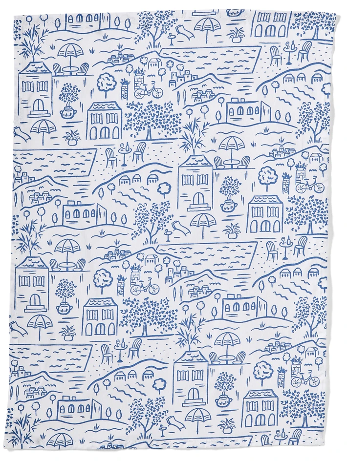 Vacay - Kökshandduk, 50x70 cm - Blå
