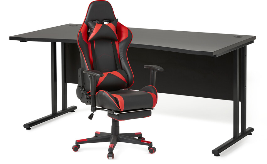 Online - Gamingset, Online gamingbord och gamingstol XP4 - Svart