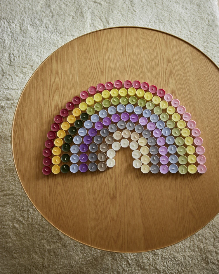 Viola - Doftljus, Rose, 30-pack, brinntid 4 h, 13 gr, värmeljus - inspiration