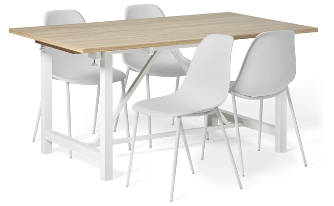 Visby, Matbord med 4 stolar Tico